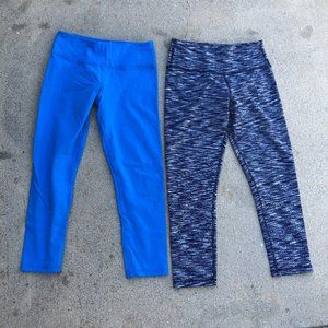 Womens WOD Gear Yoga Capri Pants Lot Of 2 Size S